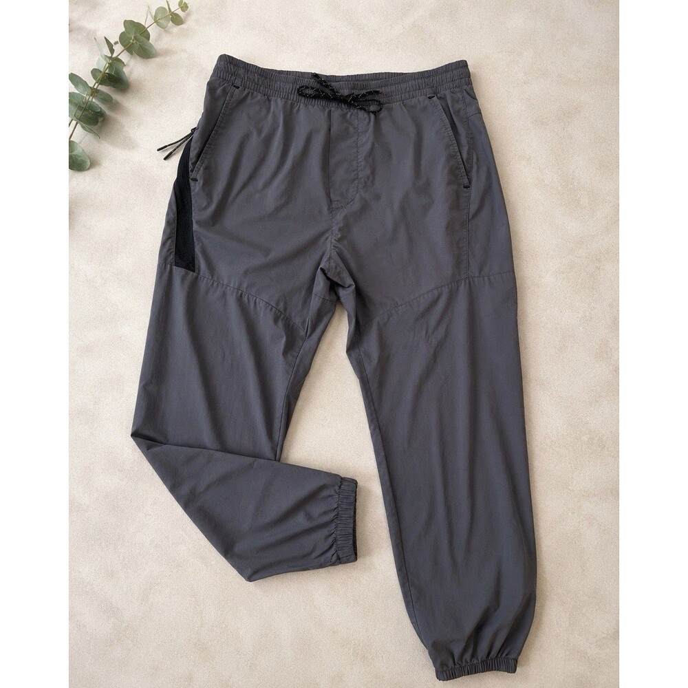 American Eagle AE Active Flex Jogger Pants Mens M Gray Drawstring Athletic